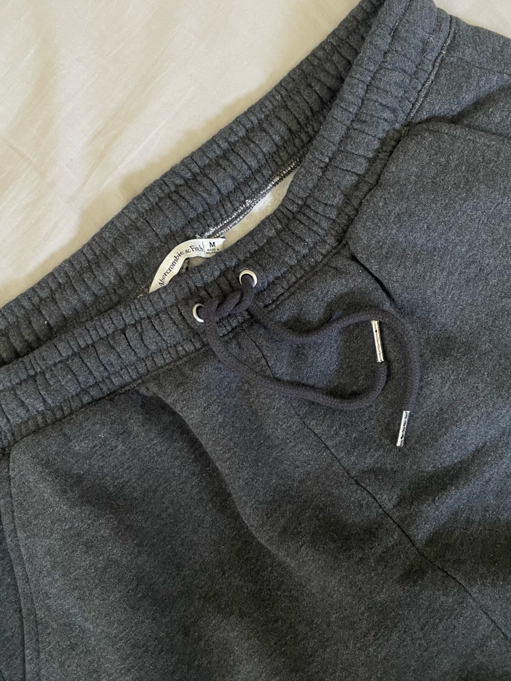 Abercrombie Women's Charcoal Barrel Sweatpants - Picture 5 of 5